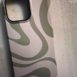 Stylish Green and White Phone Case